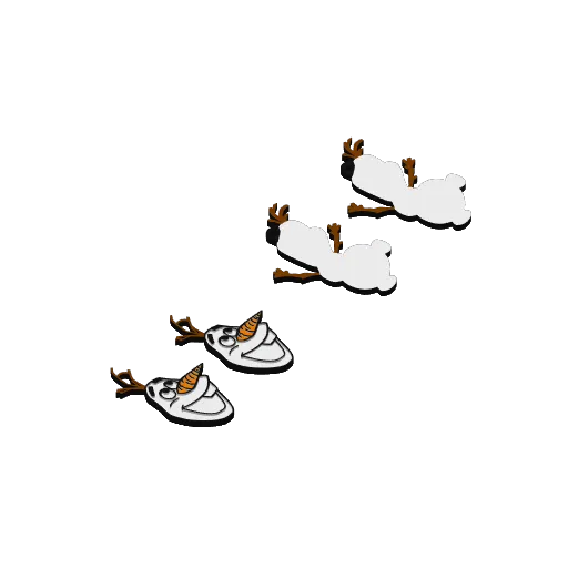 Olaf Earrings view 3