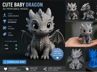 Cute Baby Dragon