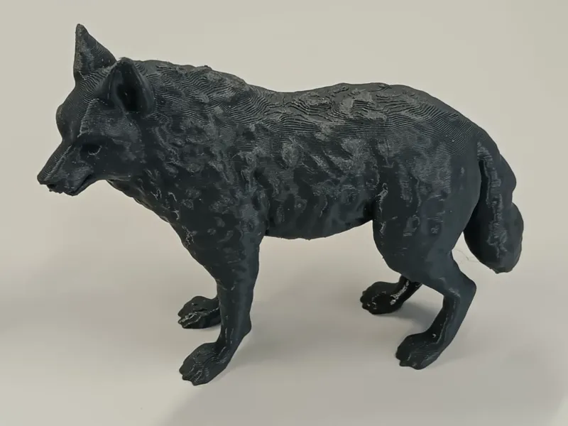 Majestic Wolf 3D Model – Easy-to-Print