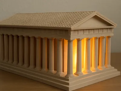 Mystic Parthenon Lamp