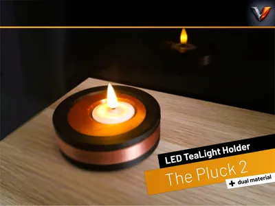 The Pluck 2 - LED Tea Light Holder