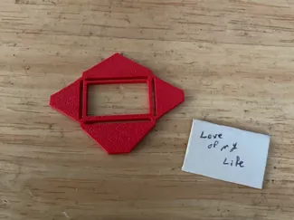 Miniature  Envelope Stencil