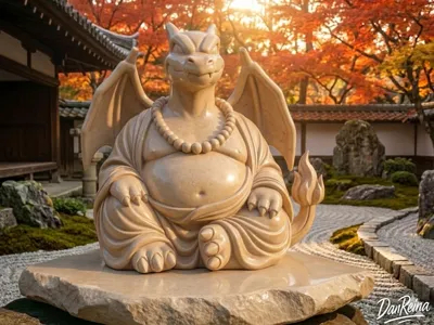 Buddharizard - Charizard Buda  (Pokémon Zen) 