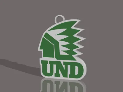 UND Logo Pendent (Old School)