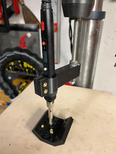 Soldering Iron Threading Aid