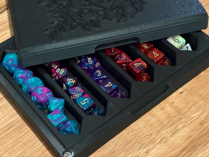 Mini Dice Tray with Magnetic Lid