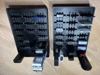 Plateau Gridfinity de rangement USB-A/C et cartes SD/microSD — photo 3