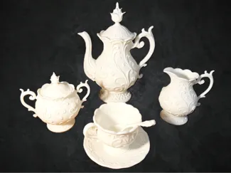 Collectable Ornate Tea Set Working and Functional