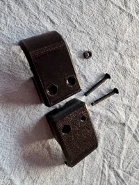 Includes 2 matching Screws and Nuts (print-in-place)