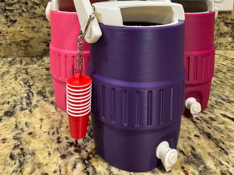 Solo Cup Keychain Charm Remix and improved