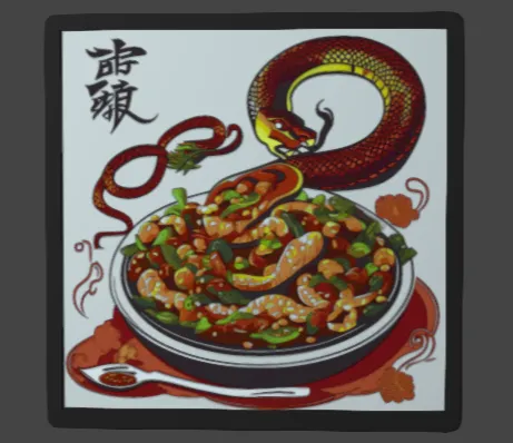 year of the snake and Kung Pao chicken