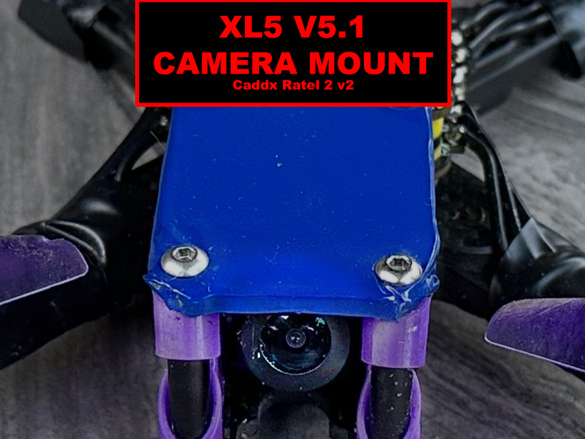 XL5 V5.1 Analog Camera Mount - IFlight Nazgul5