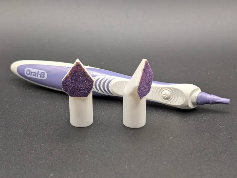 Vibrating Toothbrush Sander Head