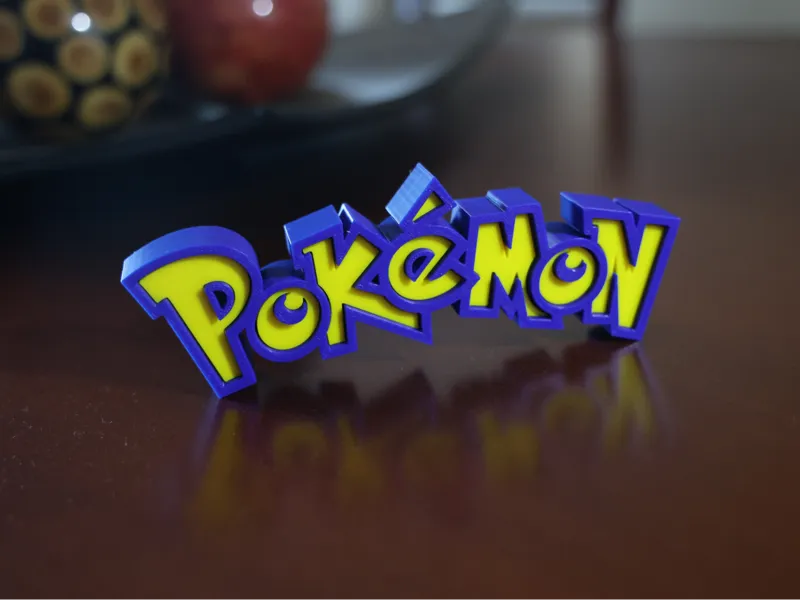 Pokemon Logo Inlay