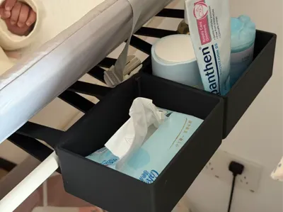 Diaper Changing Table Side Organizer