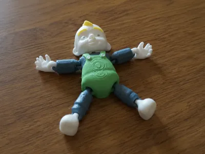Articulated Baby Figurine