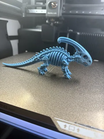 Adorno temático: Cute Parasaurolophus Skeleton — vista de referencia 5