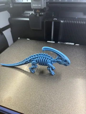 Adorno temático: Cute Parasaurolophus Skeleton — vista de referencia 4
