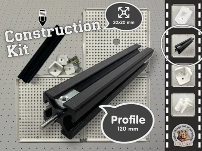 UTOO3DP Construction Kit - 120 mm Profile