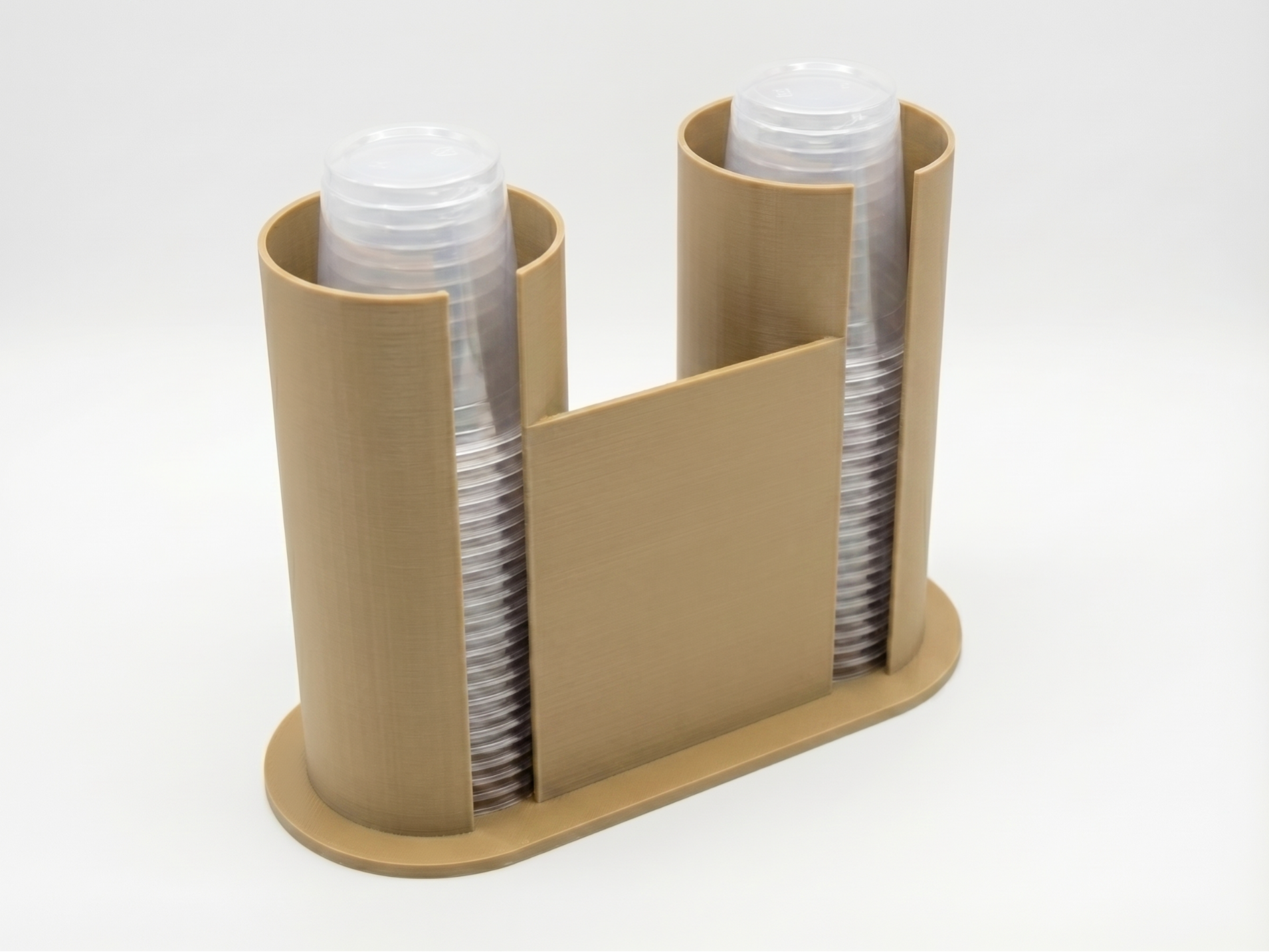 Customizable Dual Cup Holder & Organizer