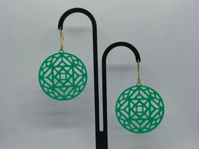 Aretes Verde Celestial