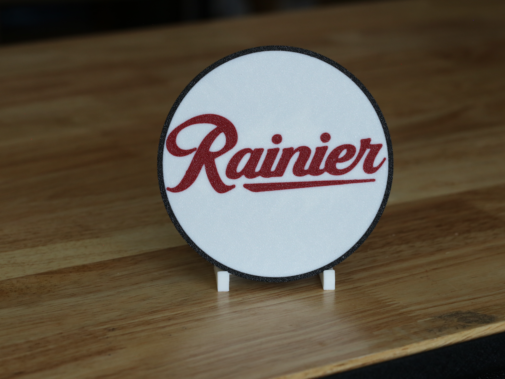 Rainier Beer Logo 100mm Coaster