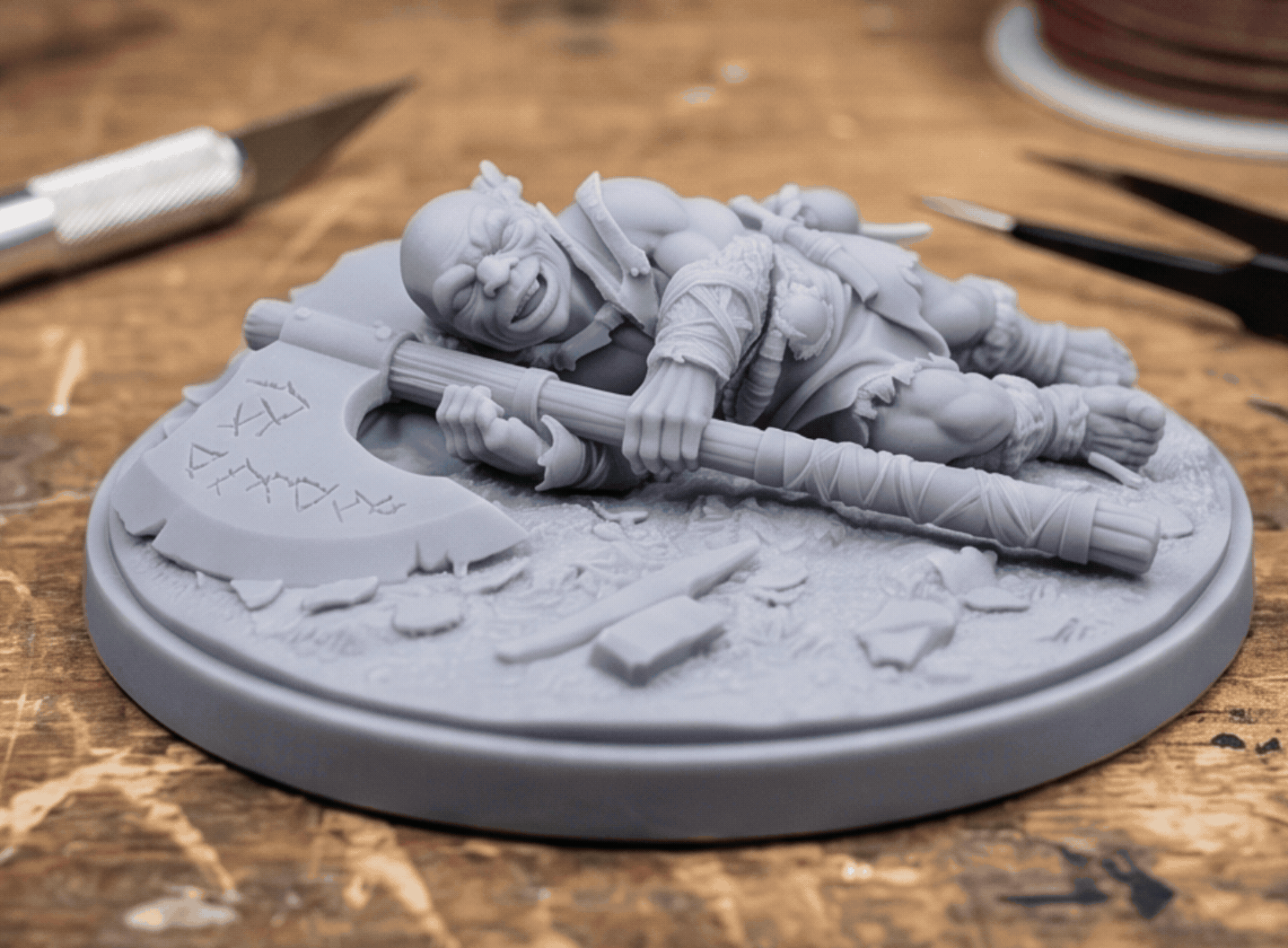 Slumbering Sentry Sleeping Goblin Defeated Foe RPG