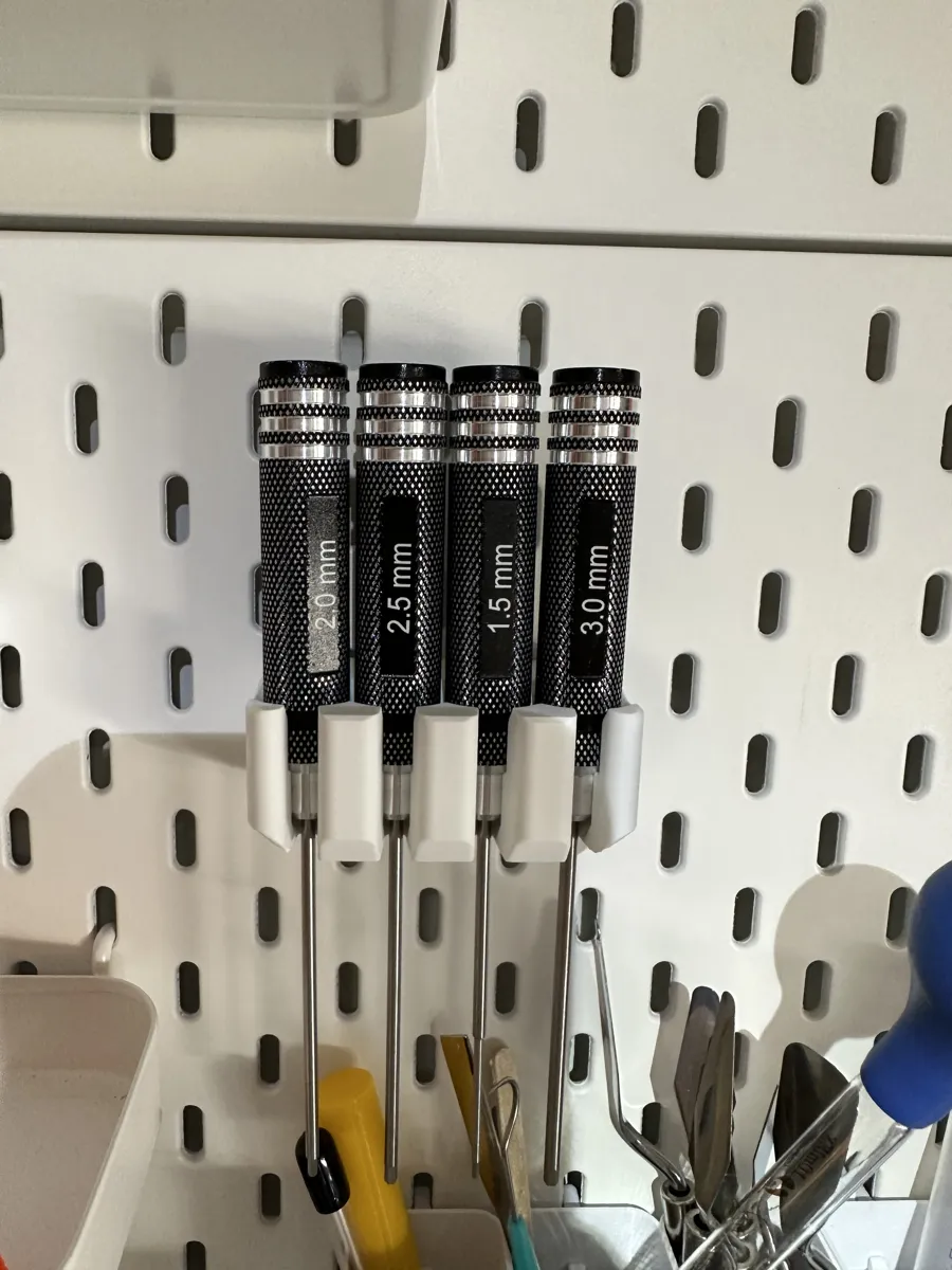 Porte-tournevis pour Ikea Skadis