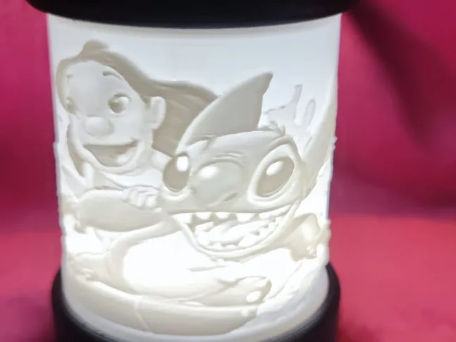 Lilo und Stitch Litho für Teelicht