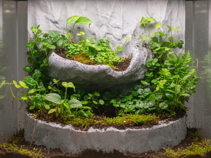 Aquarium Terrarium Planter Pool 3D Background