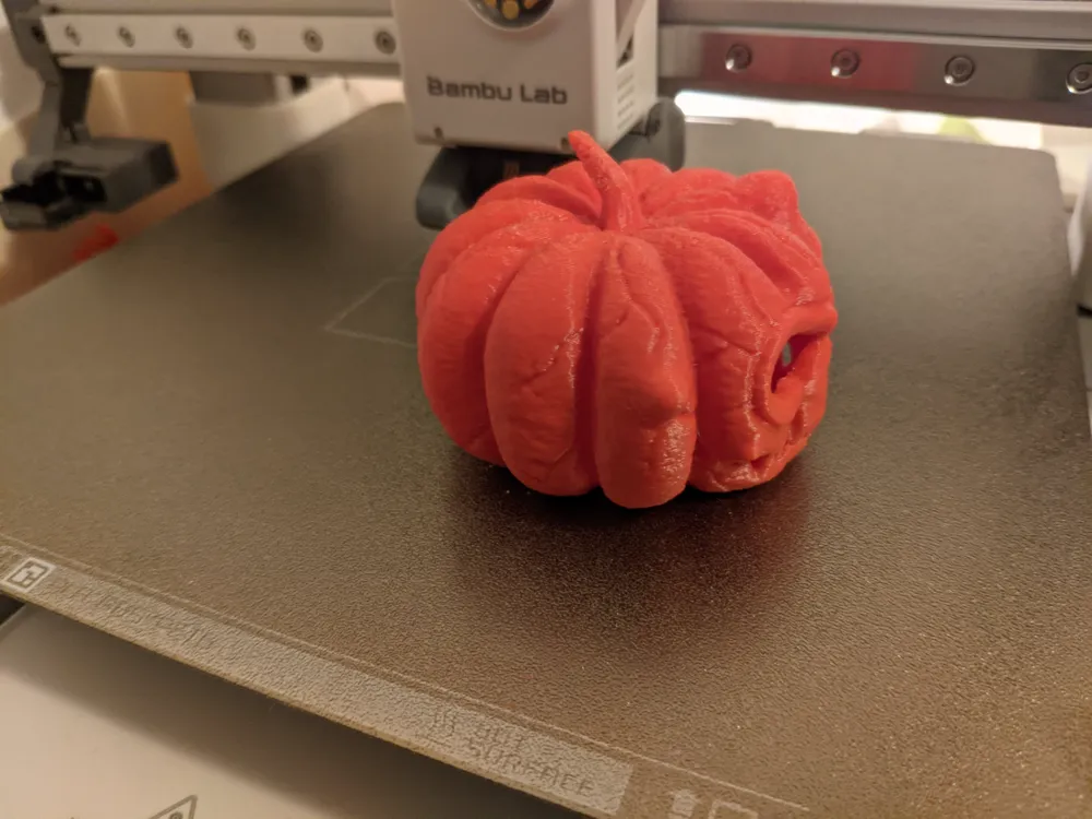Halloween Pumpkin skull - Free 3D Print Model - MakerWorld