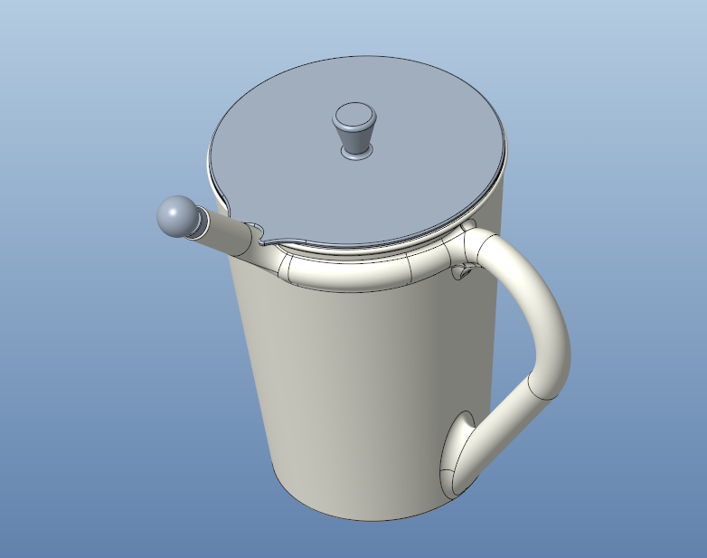 Miniatura 3 do modelo 3D 水杯，吸管与把手的完美结合