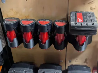 Modularer Akkuhalter für 12-V-Akkus 