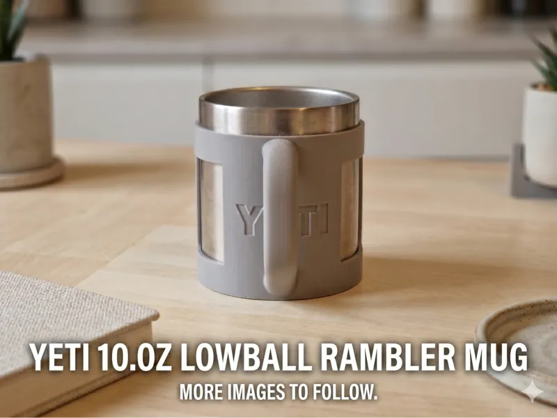 YETI 10 oz lowball cup holder with yeti branding