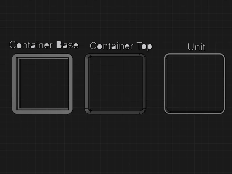Gridfinity Template Design Toolkit (.step files)