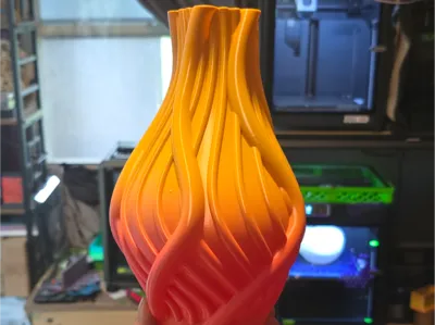Curves and Lines Vase - Spiral vase - No Supports