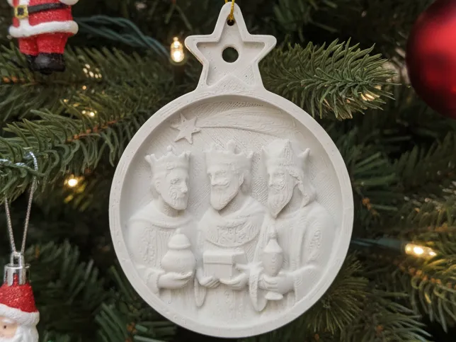 Medaglione Re Magi – Ornamento Natalizio
