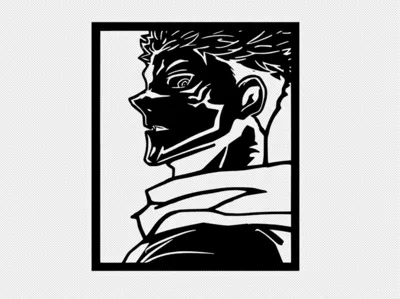 Ryomen Sukuna Silhouette Decoration│Jujutsu Kaisen