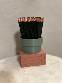 Pot à crayons tuyau façon jeu vidéo — photo 3