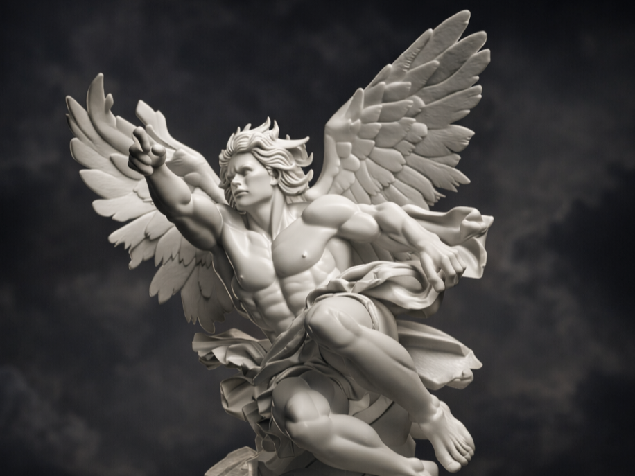 Michelangelo style Lucifer