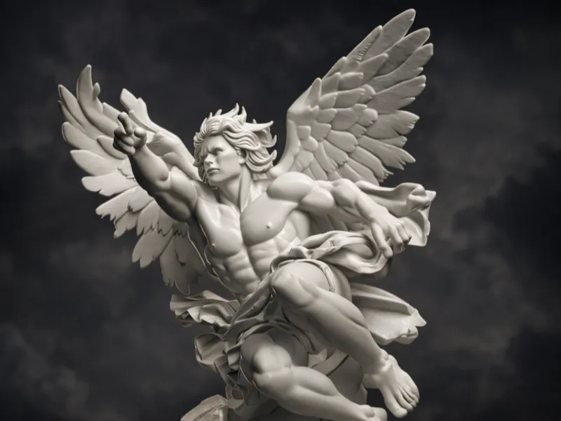 Michelangelo style Lucifer