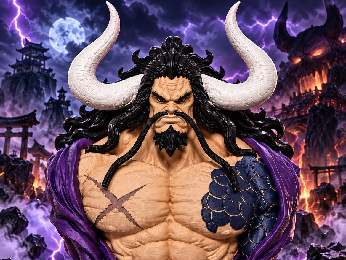 Buste Kaido One Piece 3D model