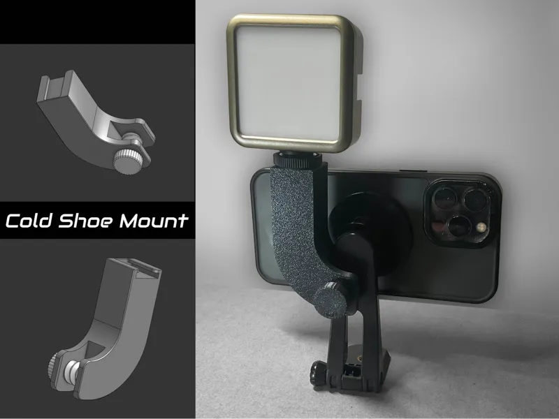 Cold Shoe Mount | Screw-on Adapter