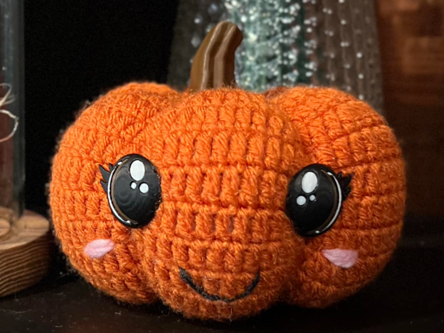 Pumpkin Stem Crochet Attachment