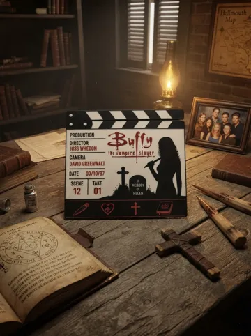 Modelo para impresión 3D: Buffy the Vampire Slayer Scene Clapboard — vista de referencia 4