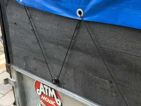 Letrero o emblema decorativo: Round Tarp Cleat for Trailer & Cargo Net — referencia de MakerWorld