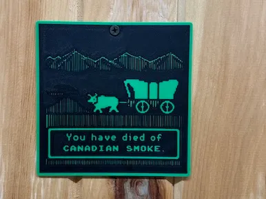 Oregon Trail sign (customizable) 