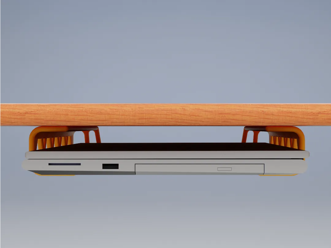 Under Desk Laptop Holder view 3