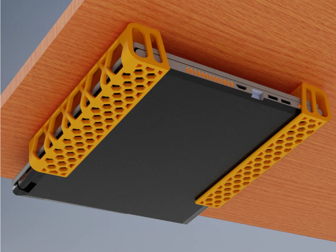 Under Desk Laptop Holder view 2