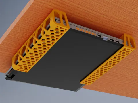 Under Desk Laptop Holder view 2